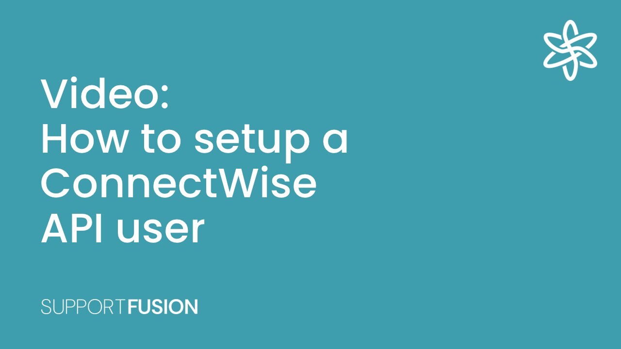 How to set up ConnectWise API permissions