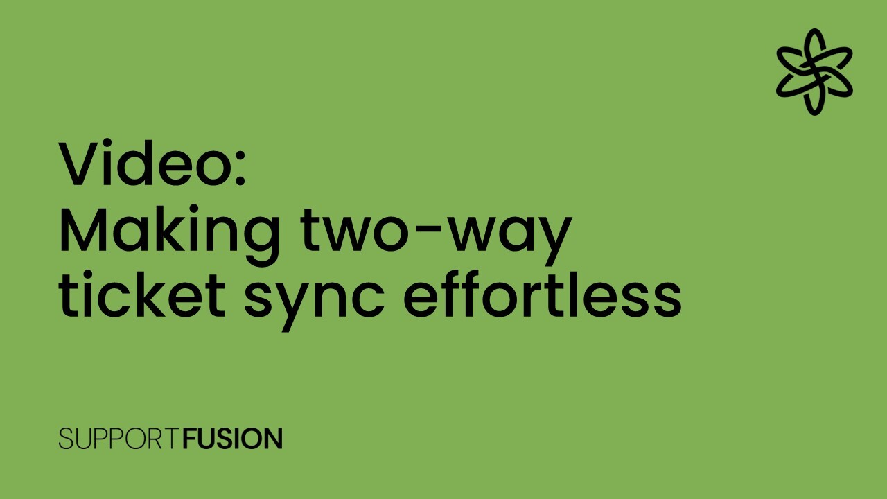 Making two-way ticket sync effortless