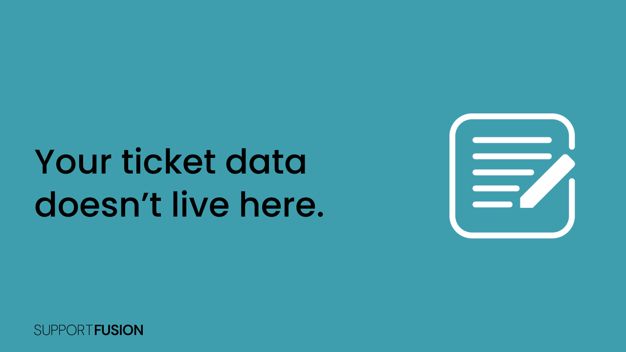 We don't store your tickets. Here's why that matters.