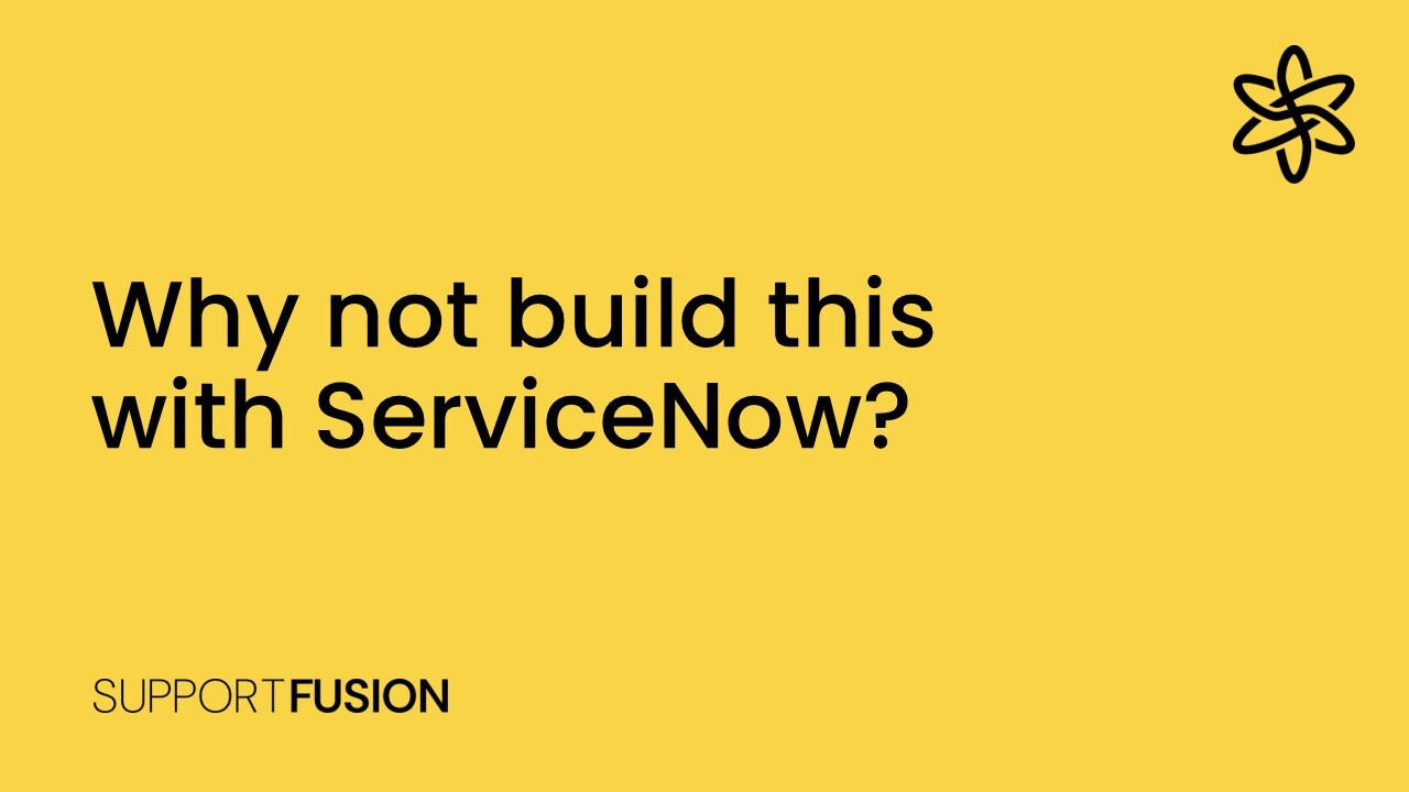 Why not build this with ServiceNow eBonding?